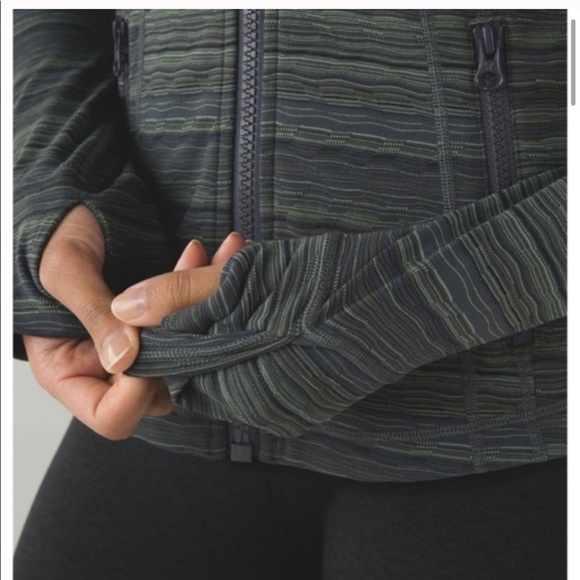 Lululemon Define Jacket Space Dye Twist - Green - Picture 5 of 9